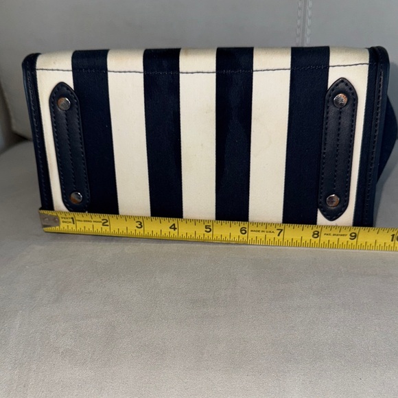 Kate Spade Ella Navy and Cream Striped Small Tote Bag - Picture 4 of 7